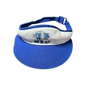 BYU Cougars Visor Blue White Adjustable Strap Embroidered Panther Logo Athletic